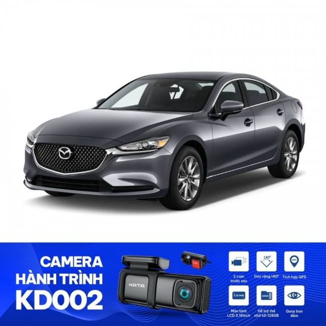 Gắn camera hành trình trên ô tô Mazda 6 2019 | Lắp VAVA FullHD 1080p 